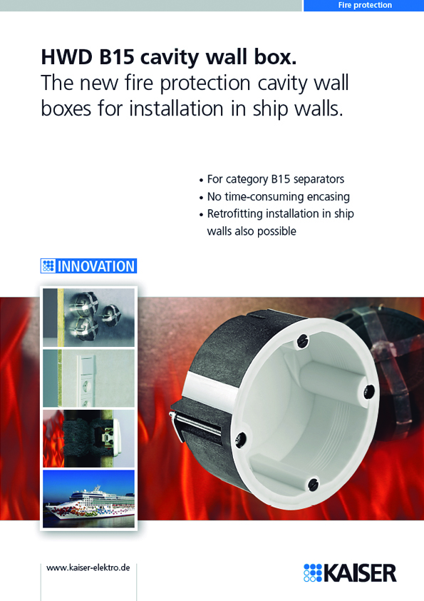KAISER_HWD_B15_Flyer_2009_EN_web KAISER_HWD_B15_Flyer_2009_EN_web