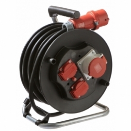 CEE-Safety cable reel 440V 285mmØ 20 m H07RN-F 5G2
