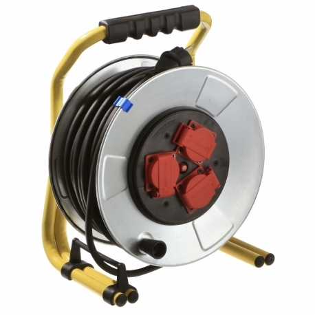 Professional metal cable reel 285mmØ 40 m H07RN-F