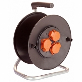Safety cable reel 320mmØ empty for 50m cable with