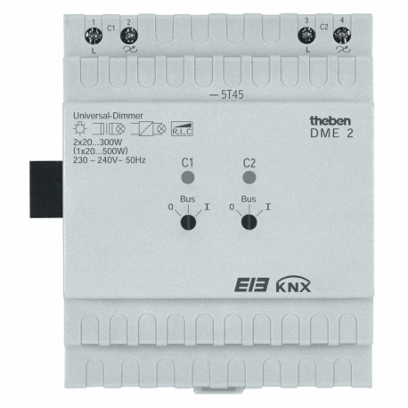 DIMMING ACTUATOR DME 2 T KNX