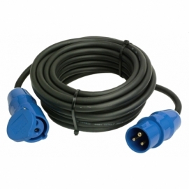 CEE cable extensions 10m cable H07RN-F 3G2,5 with 