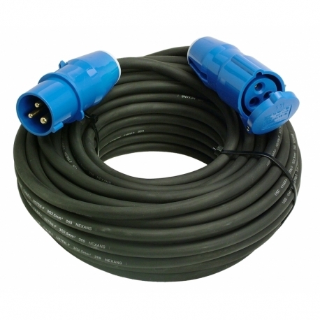 CEE cable extensions 25m cable H07RN-F 3G2,5 with 