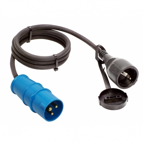 ADAPTADOR CABO CEE TO DIN 2PE 16A/ 250V 1,5M CABO