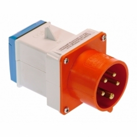 Adapter plug 440V / 250V-16A In: CEE plug 5-pole 1