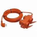 4 BLOCO TOMADAS 2P+E 16A/250V VERMELHOCOM-SELF CL