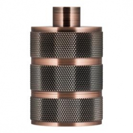 Lampholder Alu Grid E27 Copper Antique