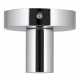CASQUILHO E27 METAL TECTO/PAREDE CROMADO