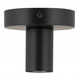 Ceiling / Wall Lamp Metal S E27 Black