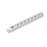 BLOCO 8 TOMADAS BASE 19", CABO 2 MTS + INTERRUPTOR