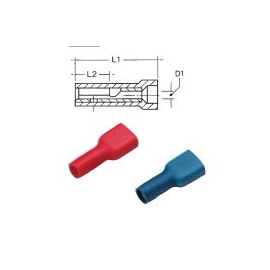 P/ TERMINAL ISOLADO PVC 4-6MM2 4,8x0,5MM AMARELO