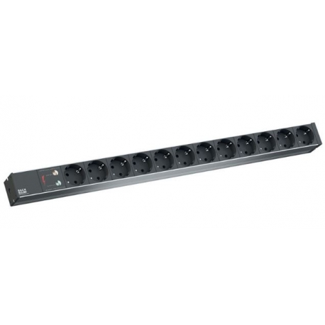 PDU BASIC 230V/50HZ 12xSCHUKO C/PROT 