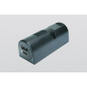 TOMADA CARGA DUPLA USB-C/A 12-24 V DC 3,6A