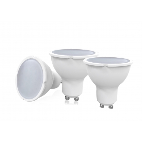 KIT 3PZ LAMPADA LED GU10 3W 217LM 3000K 100° 50*55