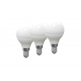 KIT 3PZ LAMPADA LED GLOBO E14 3W 249LM 3000K 160° 