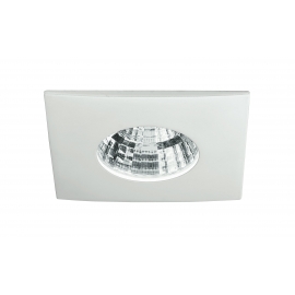 INCASSO LED NADIR BIANCO 6W 420LM 5500K IP44 9X9X1