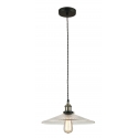SOSPENSIONE KORA TRASPARENTE 1XE27 35CM
