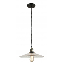 SOSPENSIONE KORA TRASPARENTE 1XE27 35CM