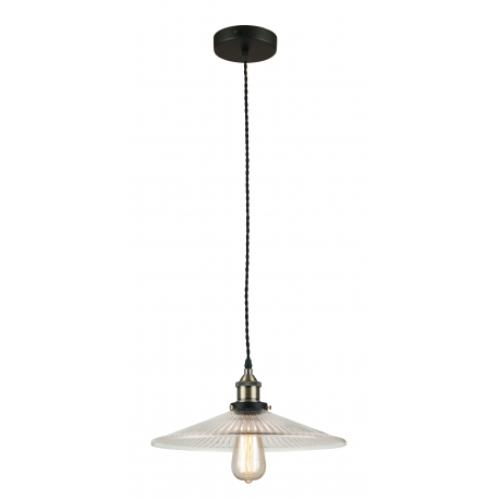 SOSPENSIONE KORA TRASPARENTE 1XE27 35CM