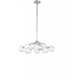 LAMPADARIO BLOG CROMO 6XG9 72CM