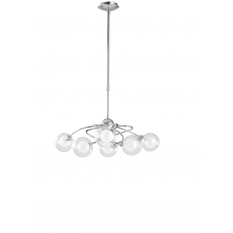 LAMPADARIO BLOG CROMO 6XG9 72CM