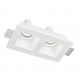 INCASSO GHOST BIANCO 2XGU10 21,4X11,8X5,5CM