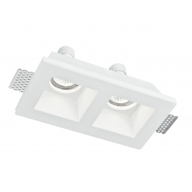 INCASSO GHOST BIANCO 2XGU10 21,4X11,8X5,5CM