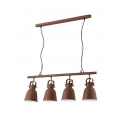 SOSPENSIONE LEGEND CORTEN 4XE27 85,5X15,5CM