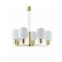 LAMPADARIO FELLINI ORO 6XE27 98CM