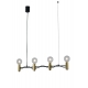 SOSPENSIONE AXON NERA/ORO 4XE27 89X7,5CM
