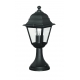 LUME ROMA NERO 1XE27 IP44 14,6X39CM