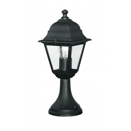LUME ROMA NERO 1XE27 IP44 14,6X39CM