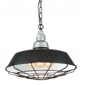 SOSPENSIONE BAZAR NERA 3XE27 46CM