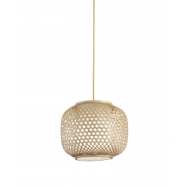 SOSPENSIONE ZEN BAMBU' NATURALE 1XE27 40CM