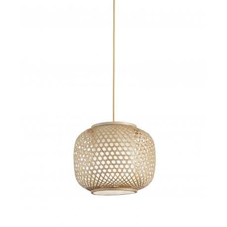 SOSPENSIONE ZEN BAMBU' NATURALE 1XE27 40CM