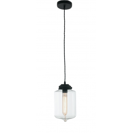 SOSPENSIONE EVELYN TRASPARENTE 1XE27 18CM