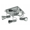 SPOT CADILLAC ORIENTABILE CROMO 4XE14R 24X24X15CM