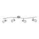 SPOT MITO ORIENTABILE NIKEL 4XE14 93,5X13,5CM