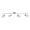 SPOT MITO ORIENTABILE NIKEL 4XE14 93,5X13,5CM