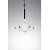 LAMPADARIO AURORA BIANCO 6XE14 68X48CM