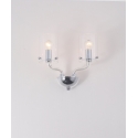 APPLIQUE AURORA TRASPARENTE 2XE14 33X24CM