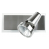 SPOT LED MIAMI ORIENTABILE NIKEL CON VETRO 1XGU10 
