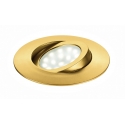 INCASSO LED ZENIT ORIENTABILE ORO 5W 400LM 3000K I