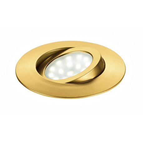 INCASSO LED ZENIT ORIENTABILE ORO 5W 400LM 3000K I