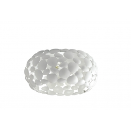 PLAFONIERA DIONISO BIANCA 3XE27 48X21CM