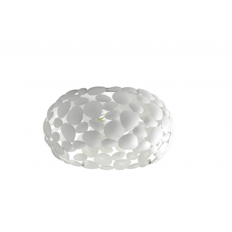 PLAFONIERA DIONISO BIANCA 3XE27 48X21CM