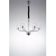 LAMPADARIO AURORA TRASPARENTE 6XE14 68X48CM