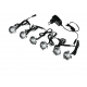 KIT 6PZ INCASSI LED RIDER NIKEL 6X0,6W 100LM 4000K