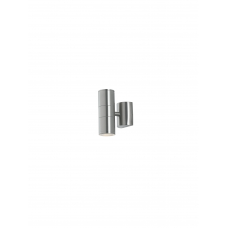 APPLIQUE JUMP ACCIAIO 2XGU10 IP44 16X11X6CM