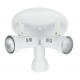 SPOT CARRERA ORIENTABILE BIANCO 3XE27 28X31,5CM